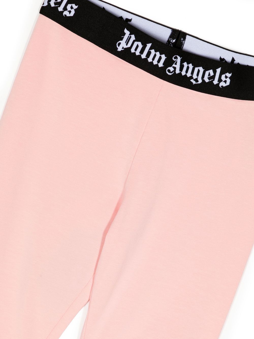 Shop Palm Angels Logo-waistband Track Shorts In Pink
