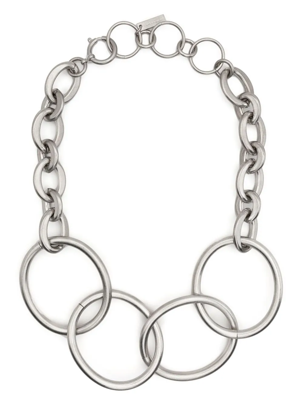 

Junya Watanabe four-ring chain-link necklace - Silver