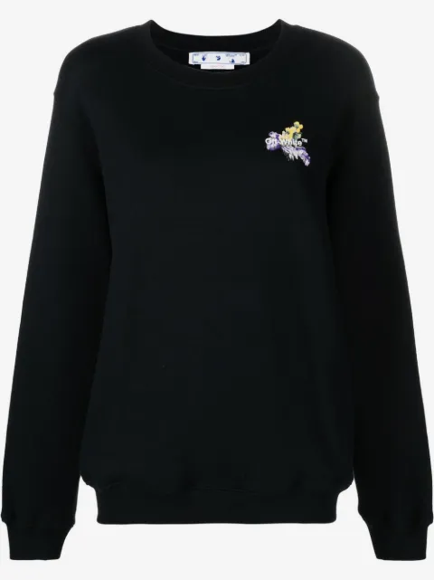 Off-White floral Arrows-motif sweatshirt
