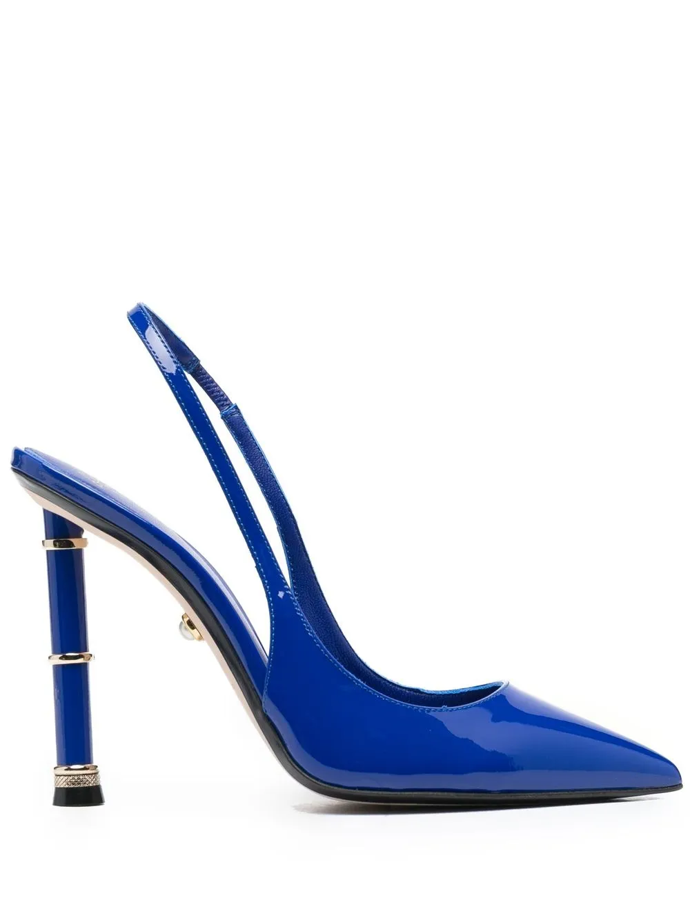 

Alevì high-shine finish 120mm pumps - Blue