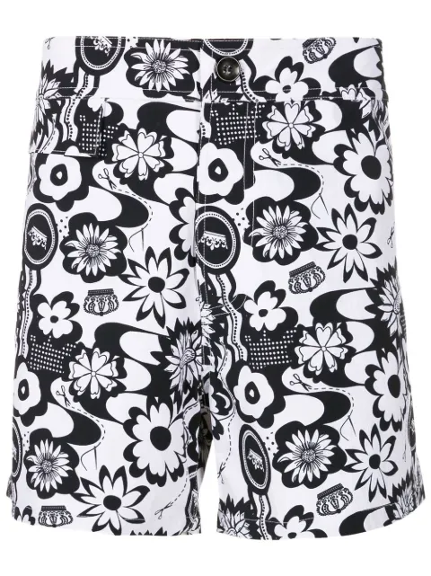 Amir Slama graphic-print swimming trunks