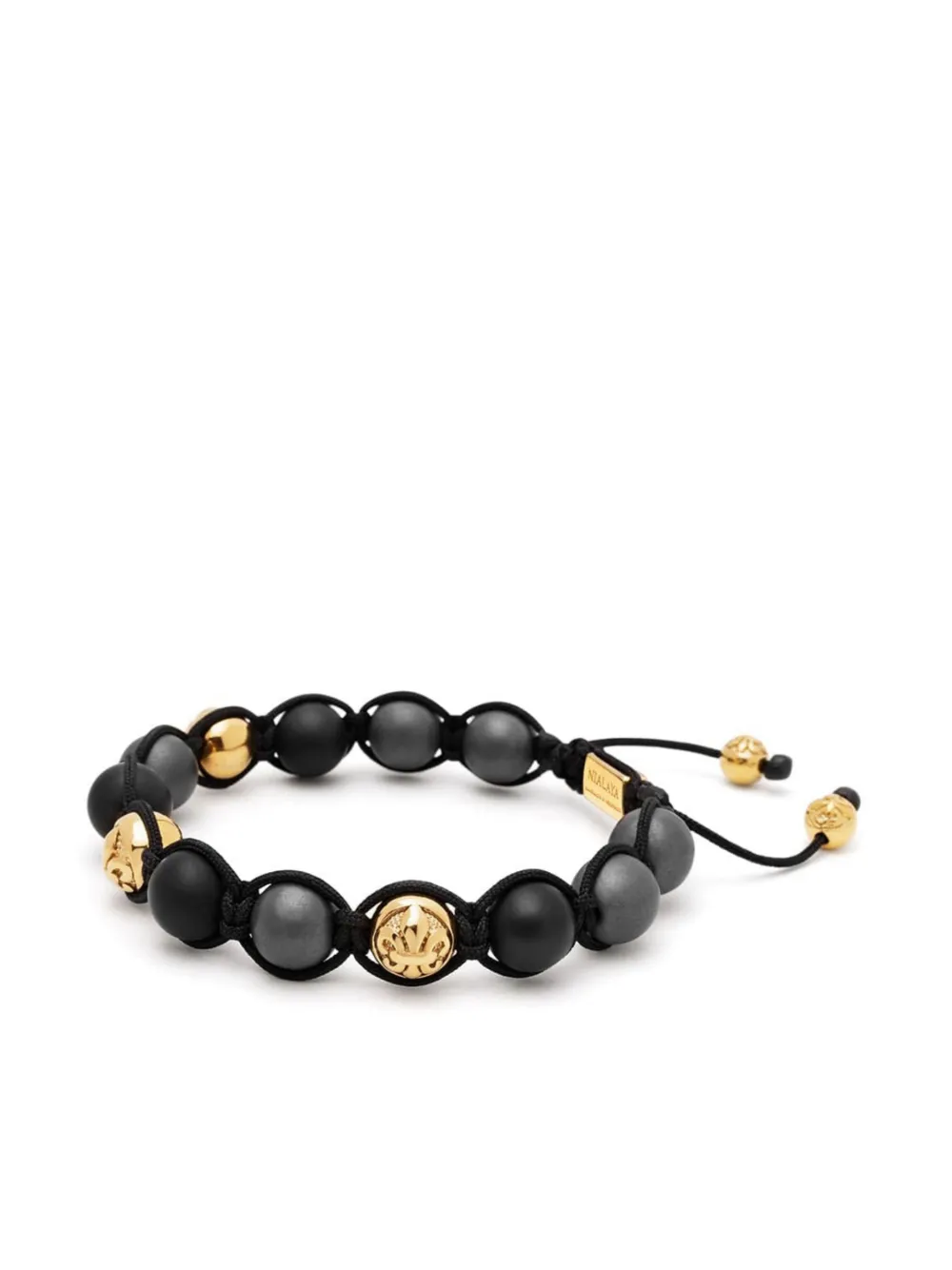 Nialaya Jewelry سوار خرز بلمسة غير لامعة | Image 2
