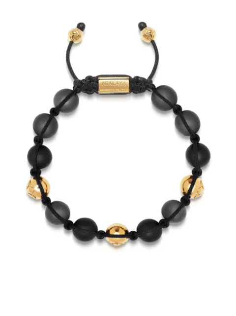Nialaya Jewelry matte-finish beaded bracelet