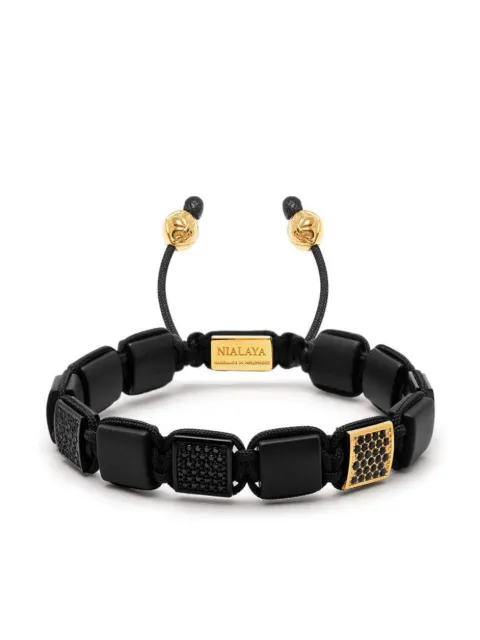 Nialaya Jewelry The CZ Perlenarmband