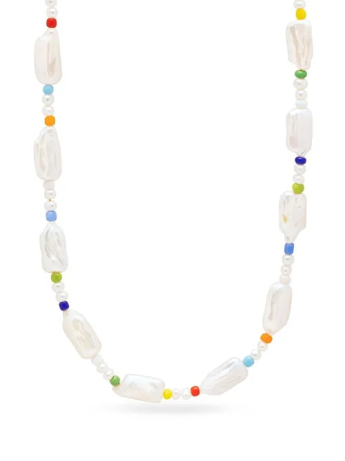Collier ras du cou Elongated Pearls - Nialaya Jewelry - Modalova