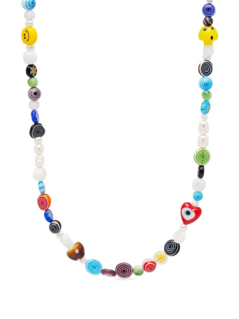 Nialaya Jewelry mushroom pearl choker necklace