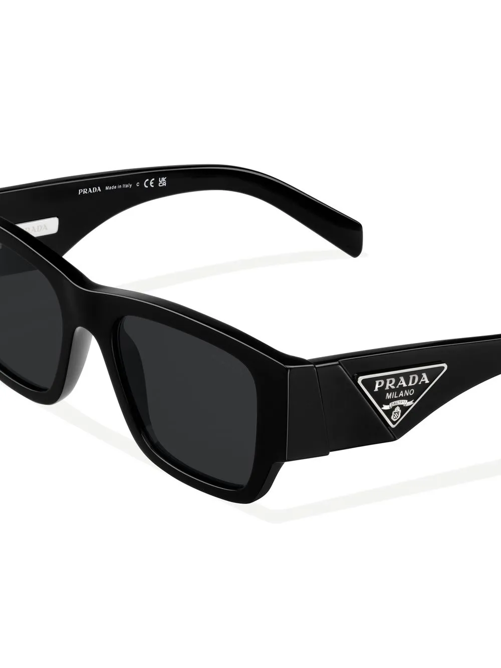 Prada Eyewear Symbole Oversized Geometric arm Sunglasses 53 OFF