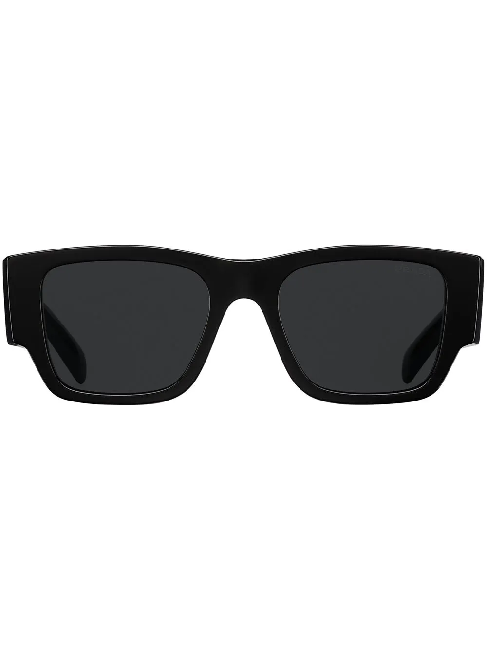 Prada Symbole Square-frame Sunglasses In Slate Gray Lenses