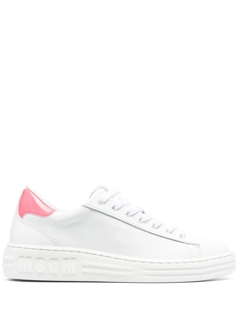 

MSGM logo-embossed sneakers - White