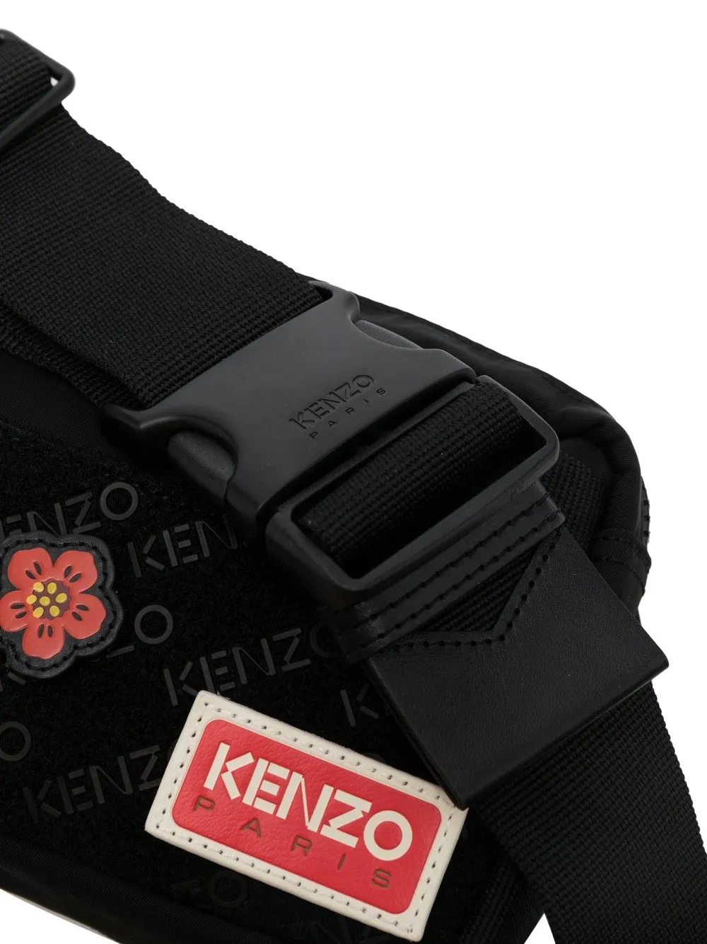 Kenzo Logopatch Bum Bag In Schwarz ModeSens