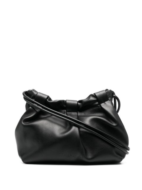 Themoirè leather shoulder-bag