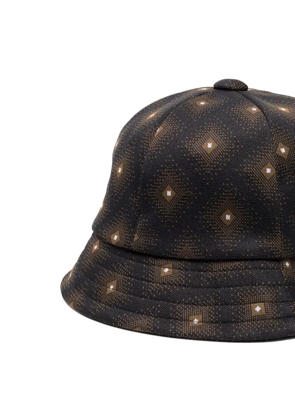 Needles Bermuda embroidered-butterfly Bucket Hat | Black | FARFETCH HK