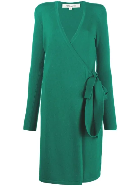 DVF Diane von Furstenberg long-sleeve knitted dress