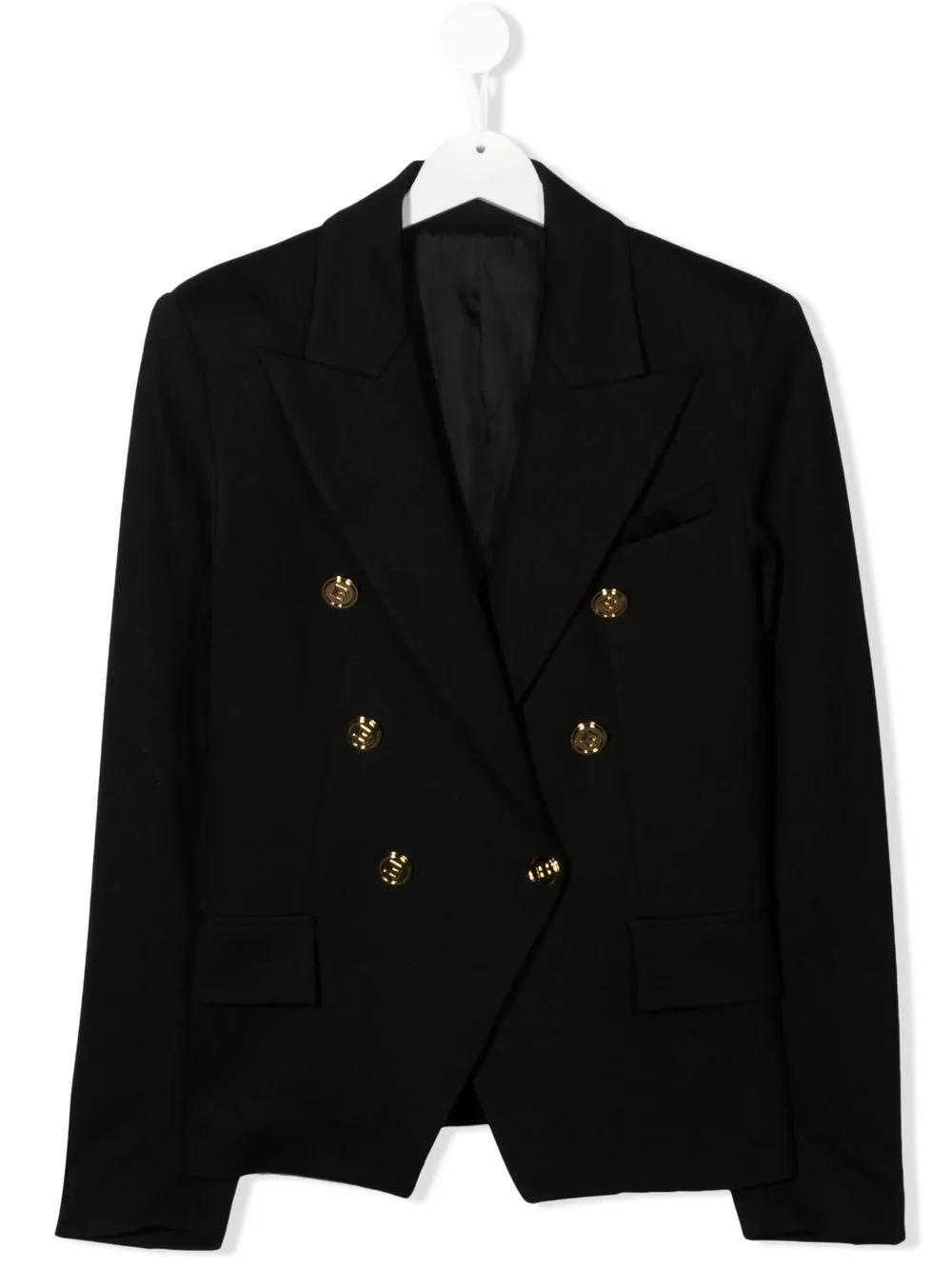 

Balmain Kids blazer con doble botonadura - Negro