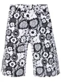 Amir Slama graphic-print bermuda shorts - Black