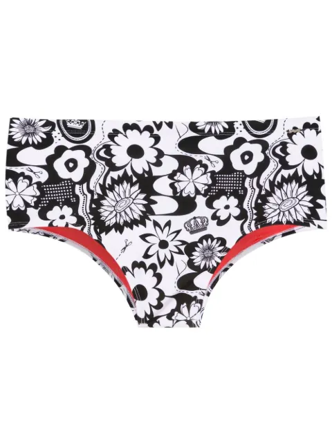 Amir Slama traje de baño con estampado floral 