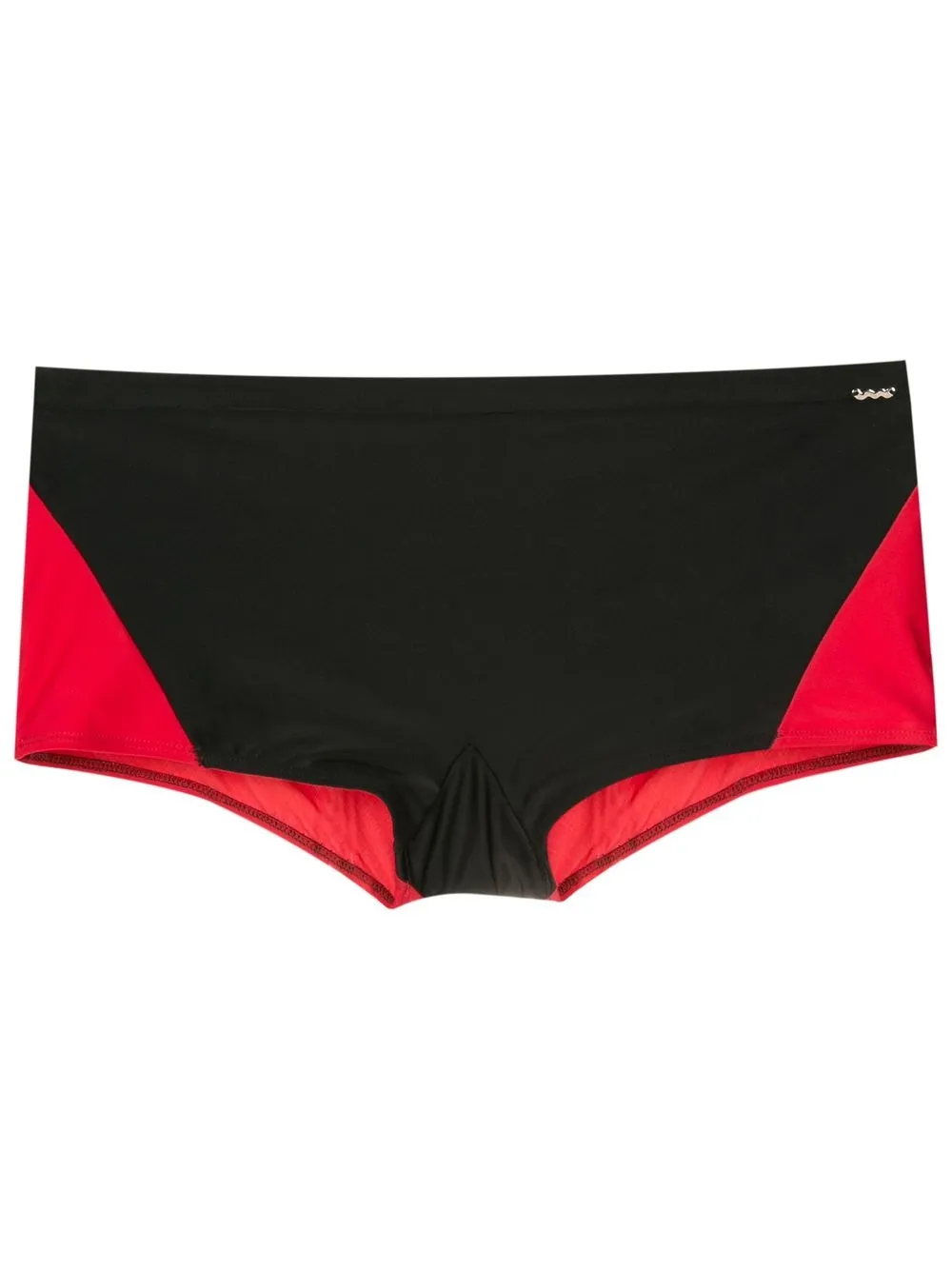 Amir Slama two-tone swim trunks | Red | Image 1