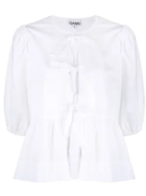 GANNI Blouses - Sustainable Clothing - FARFETCH