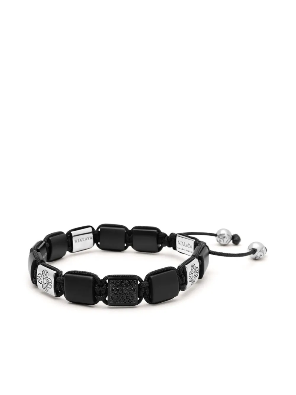 Nialaya Jewelry The CZ flatbread bracelet | Image 2