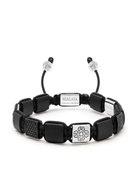 Nialaya Jewelry The CZ Flatbead Armband