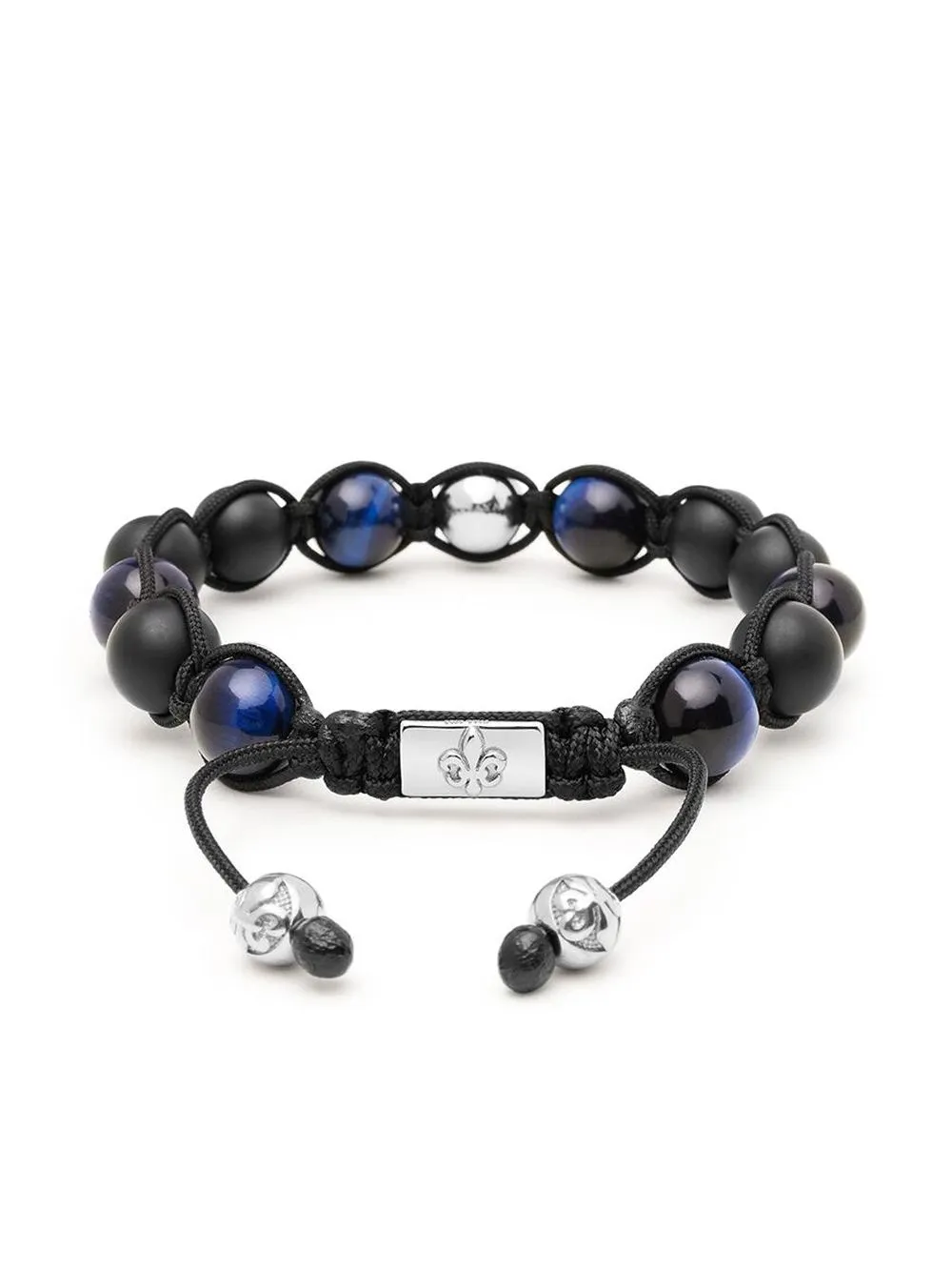 Nialaya Jewelry Armband met kralen - Zwart