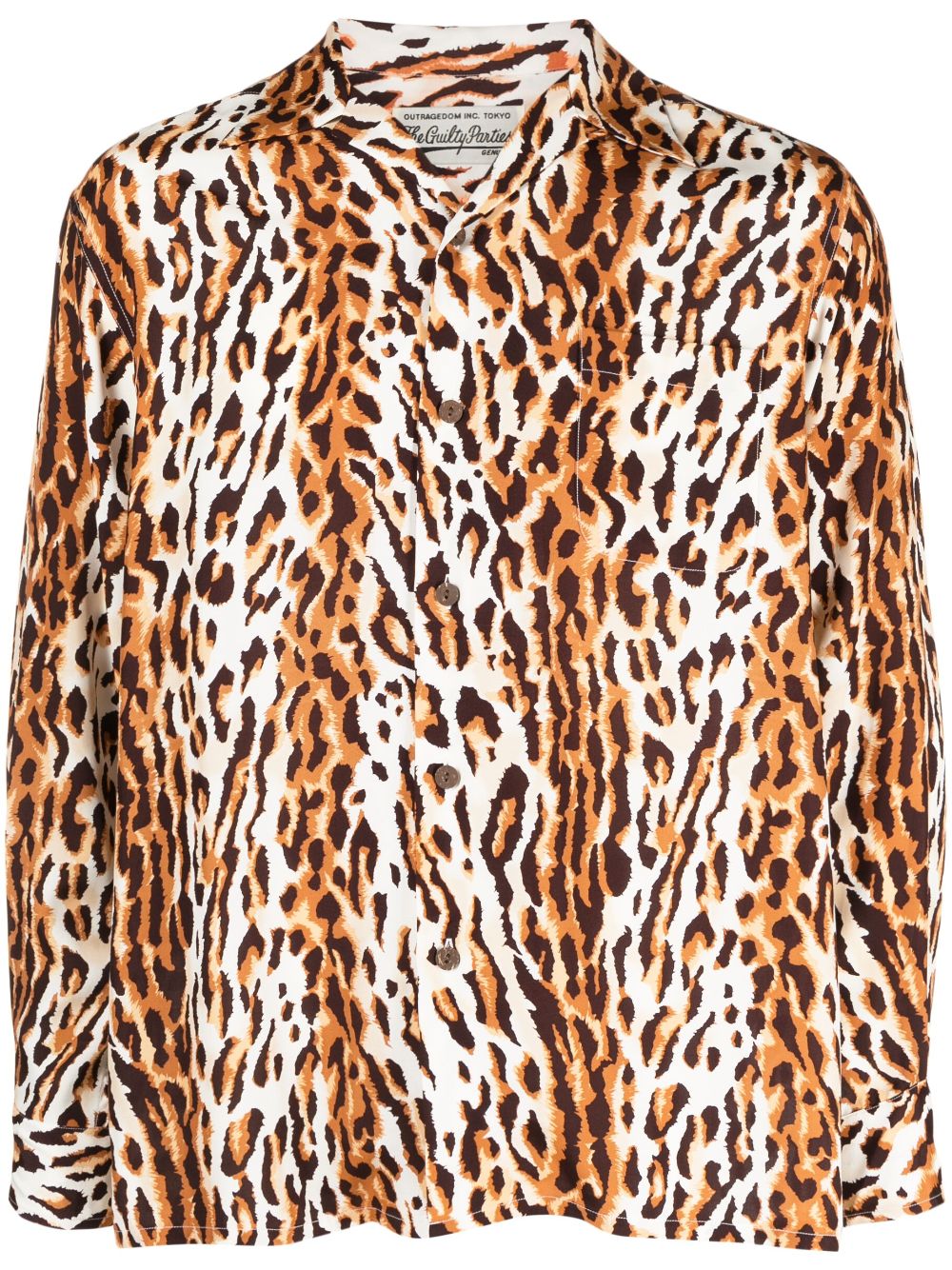 WACKO MARIA leopard-print long-sleeved Shirt - Farfetch