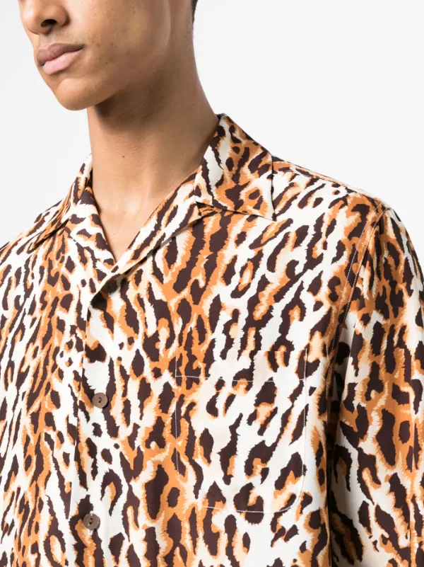 Wacko Maria tiger-print Long-Sleeve Shirt - White