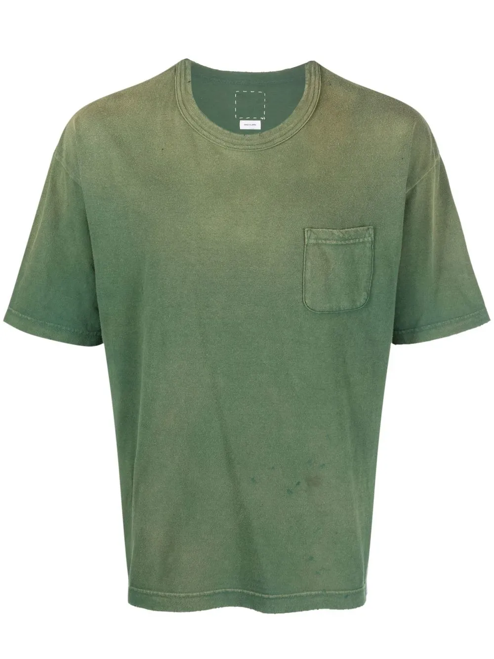 

visvim Crash ombré T-shirt - Green