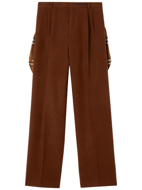 Burberry wide leg trousers online