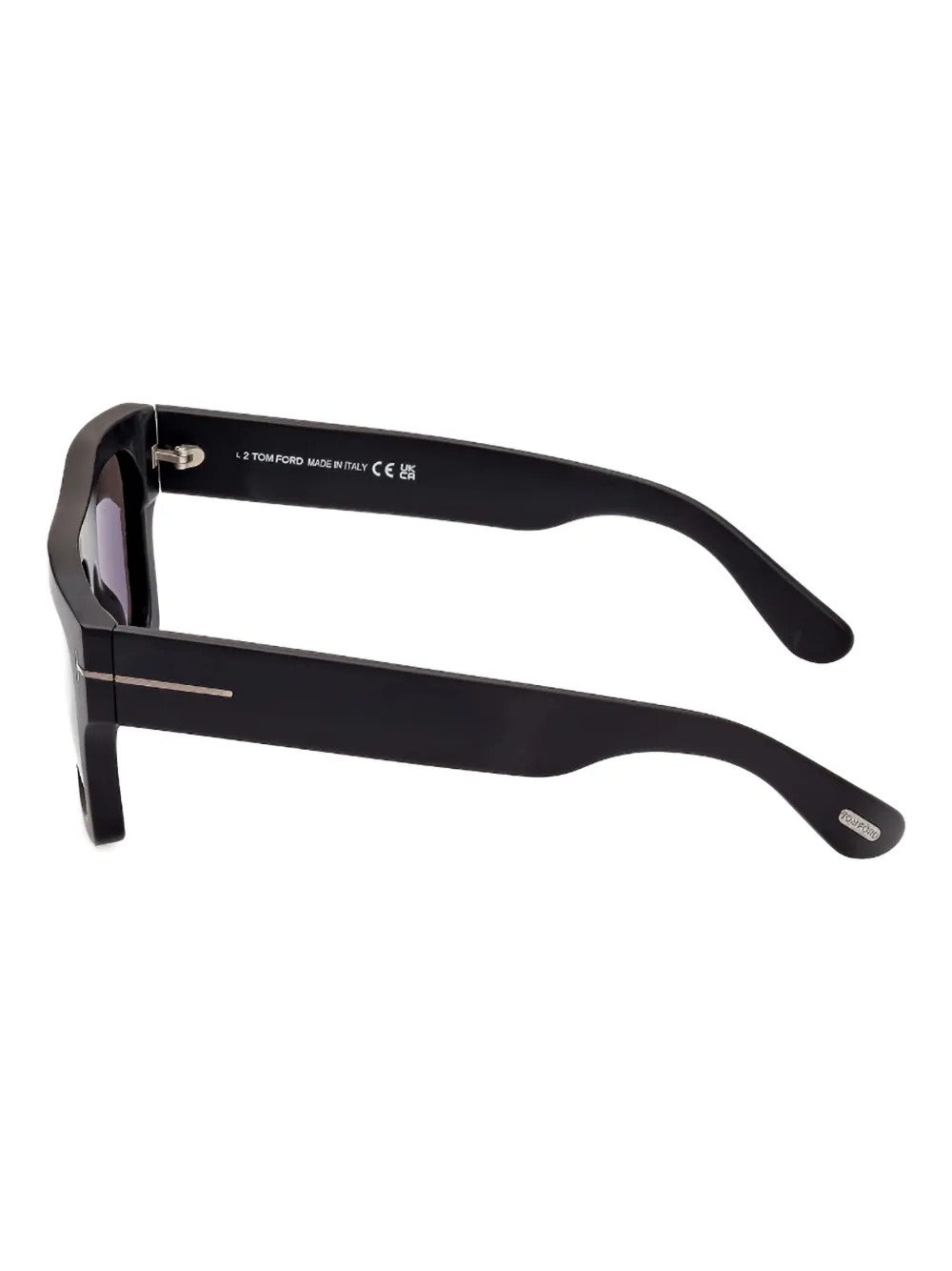 Tom Ford Rectangle-frame Sunglasses In Black