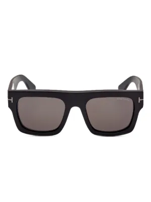 TOM FORD Eyewear グラデーション ラウンドサングラス | ブラック