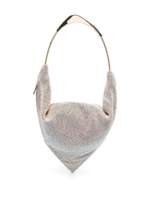 Benedetta Bruzziches crystal metallic shoulder bag Women