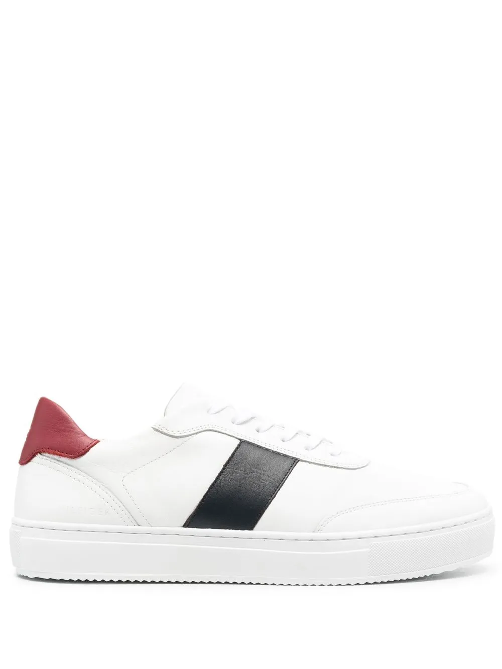 

Tommy Hilfiger tenis bajos con diseño color block - Blanco