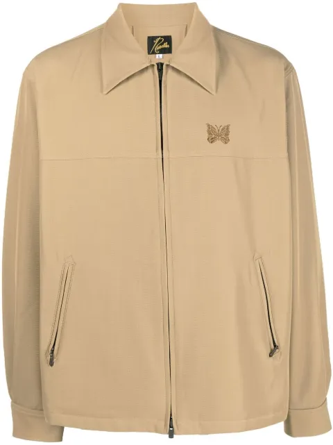 needles logo刺绣夹克