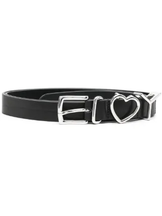 Y/Project logo-buckle Leather Belt - Farfetch