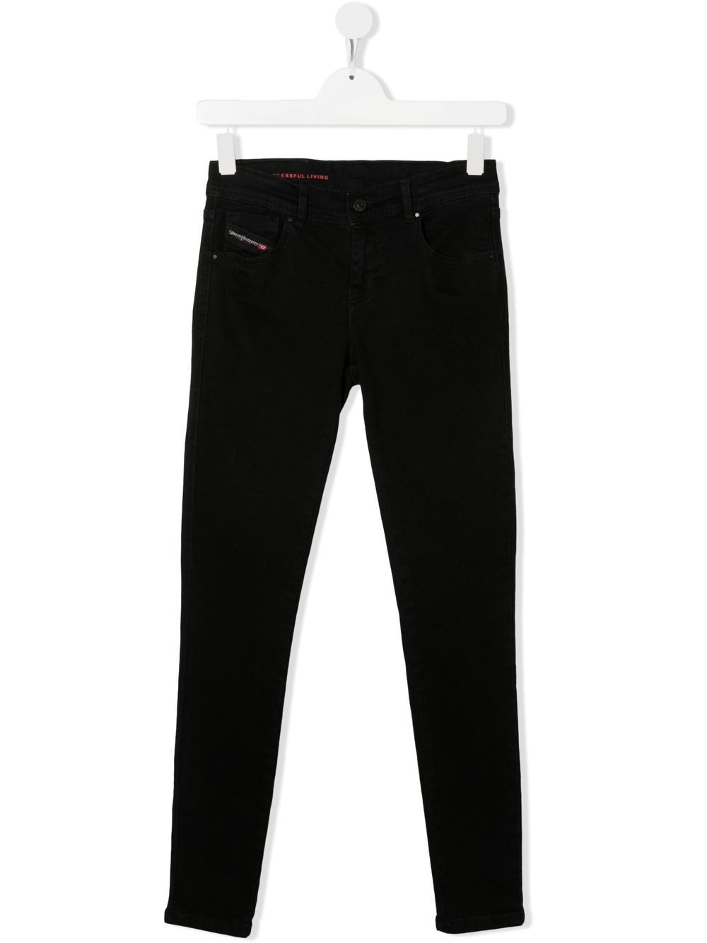 

Diesel Kids skinny jeans SLANDY-J super - Negro