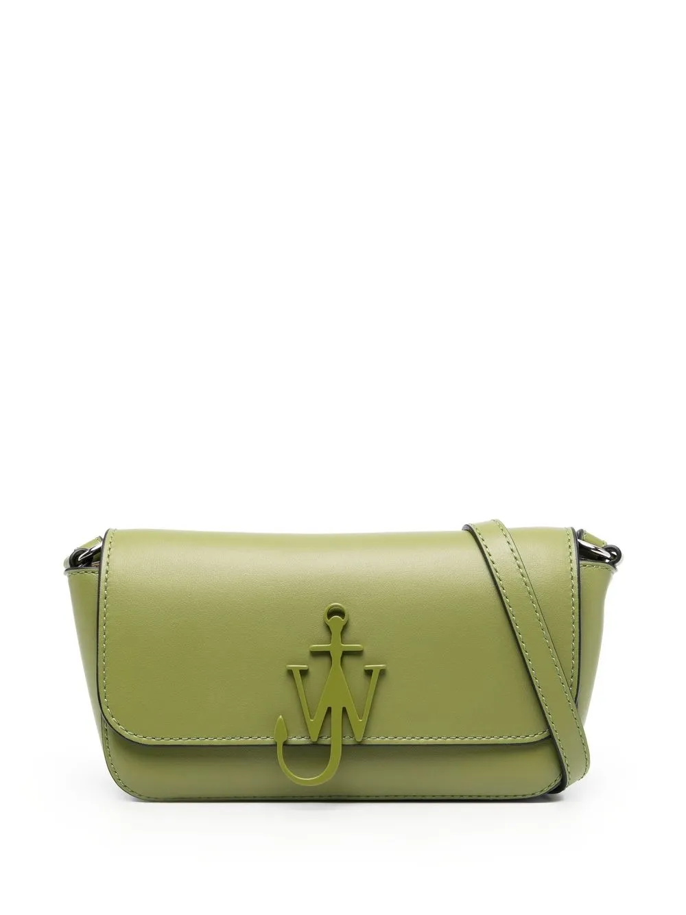 

JW Anderson JW-initials anchor plaque shoulder bag - Green