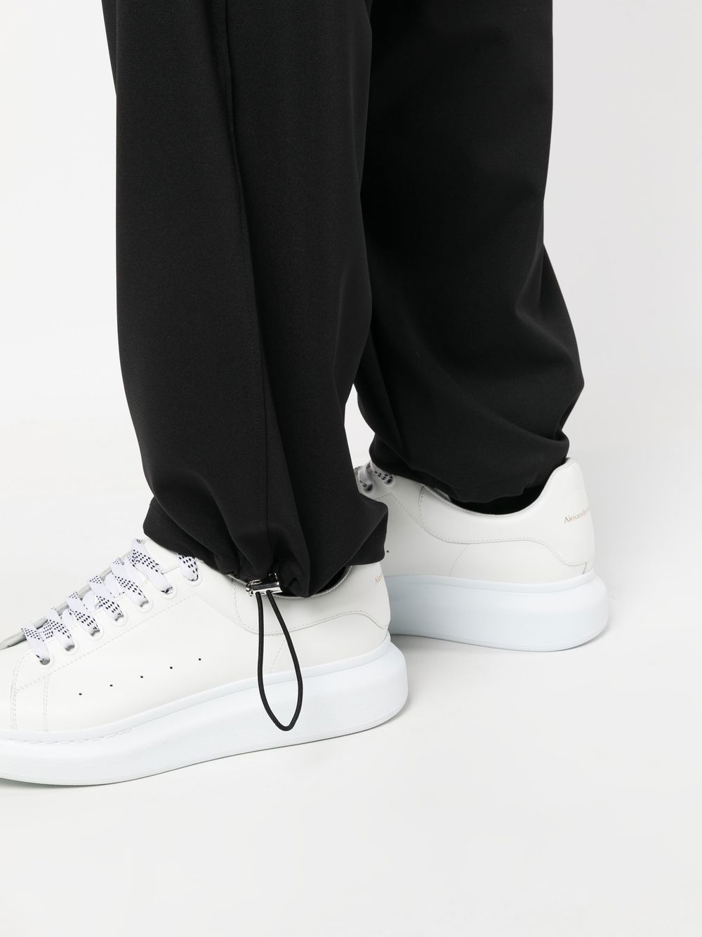 Shop Jw Anderson Run Hany Logo Track Pants In Black