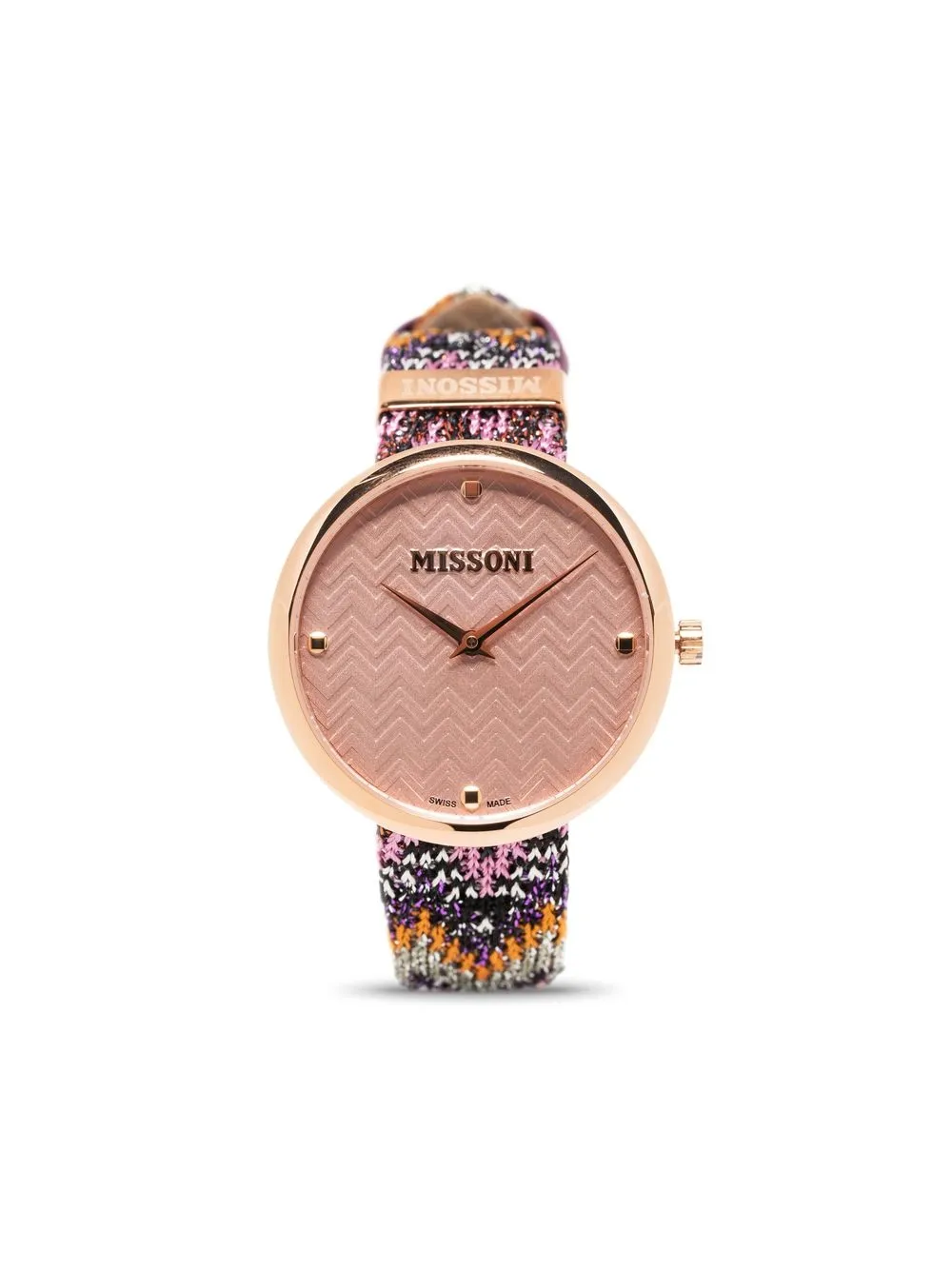 

Missoni M1 zigzag-motif 34mm - Pink