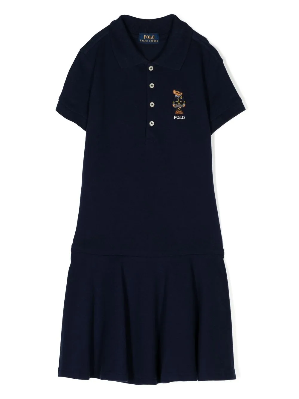 

Ralph Lauren Kids logo polo dress - Blue