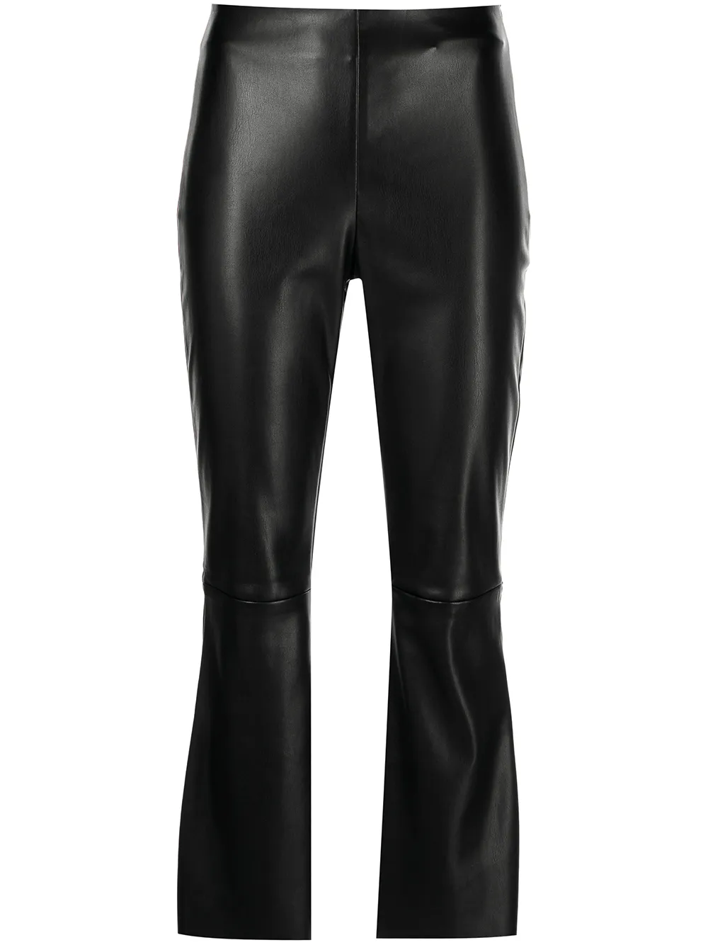 

Róhe faux-leather cropped trousers - Black