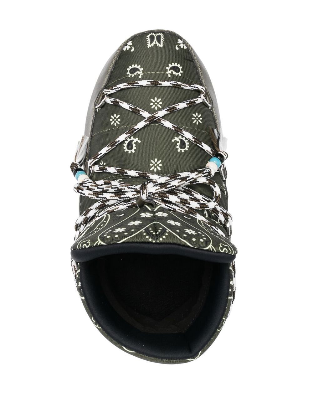 Alanui x Moon boot bandana-print snow boots Men