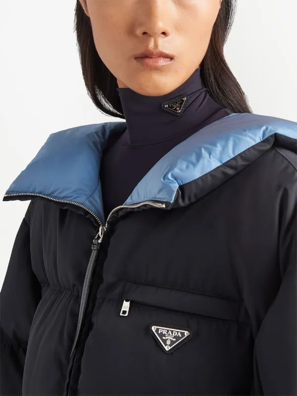 Prada Re-Nylon high-neck Puffer Coat - Farfetch