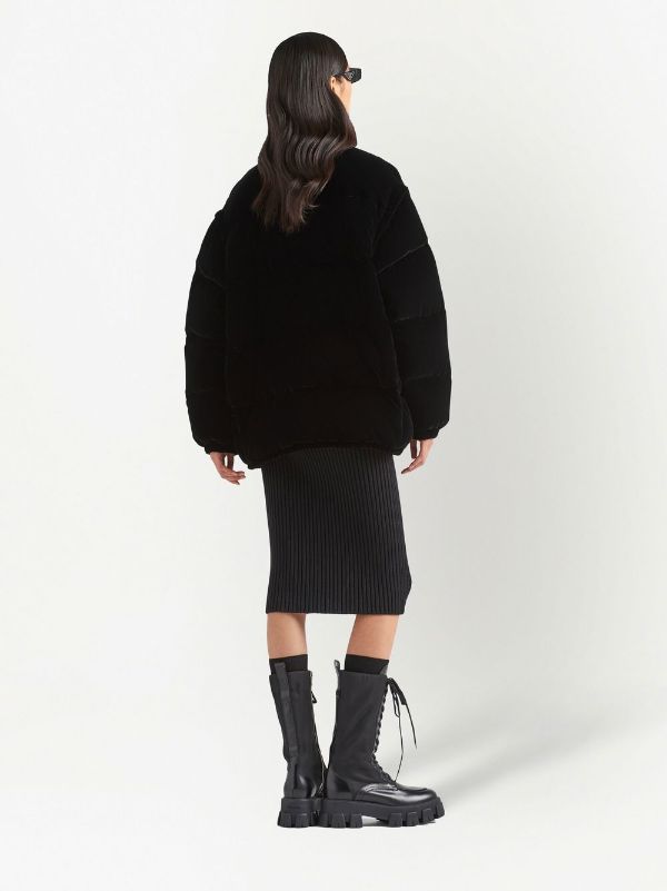 Prada detachable-sleeve Cropped Puffer Jacket - Farfetch