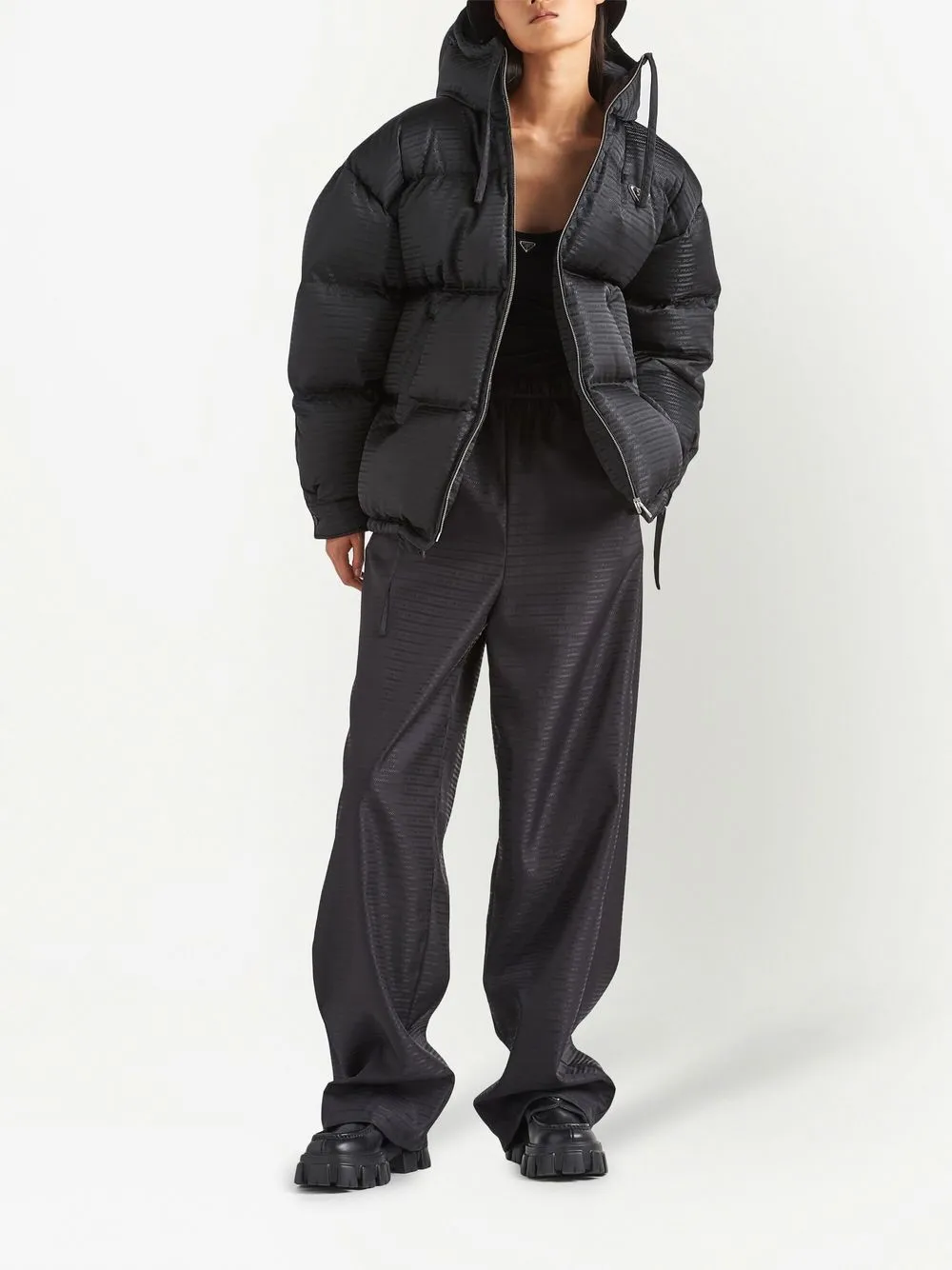 Prada Re-Nylon Hooded Padded Jacket - Farfetch