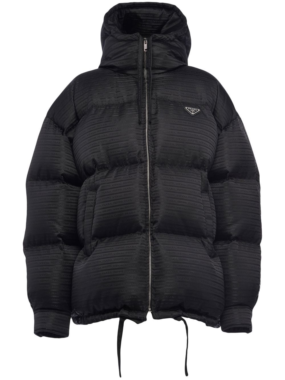 Image 1 of Prada Re-Nylon hooded down jacket