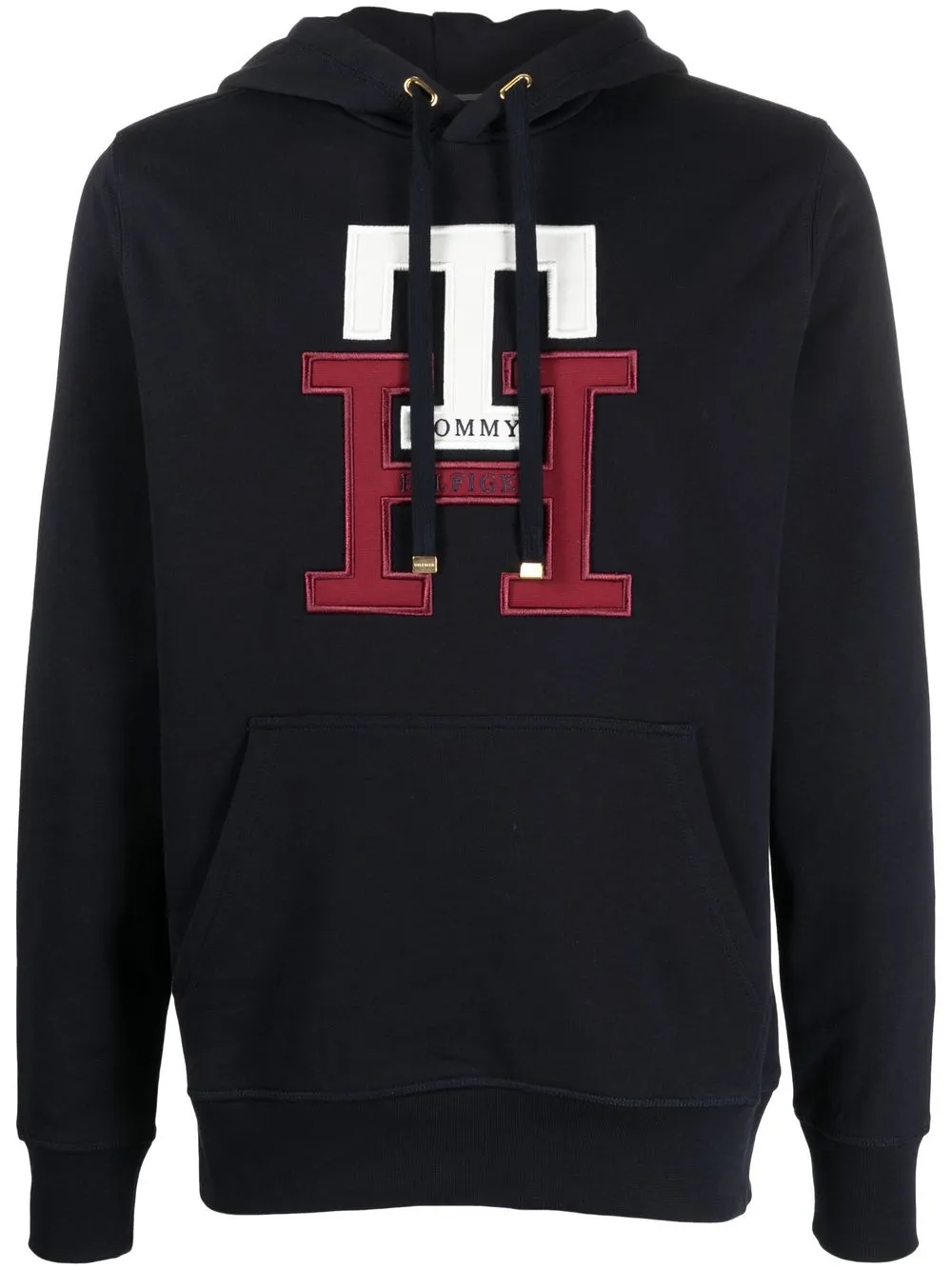 

Tommy Hilfiger hoodie con logo bordado - Azul