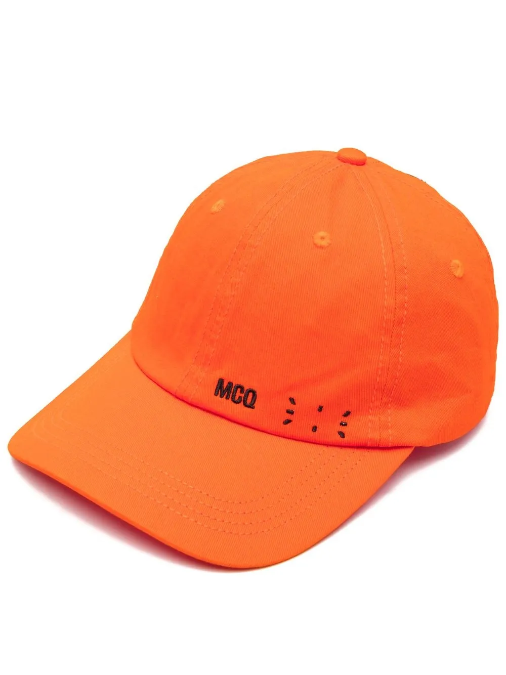 

MCQ logo-patch baseball cap - Orange