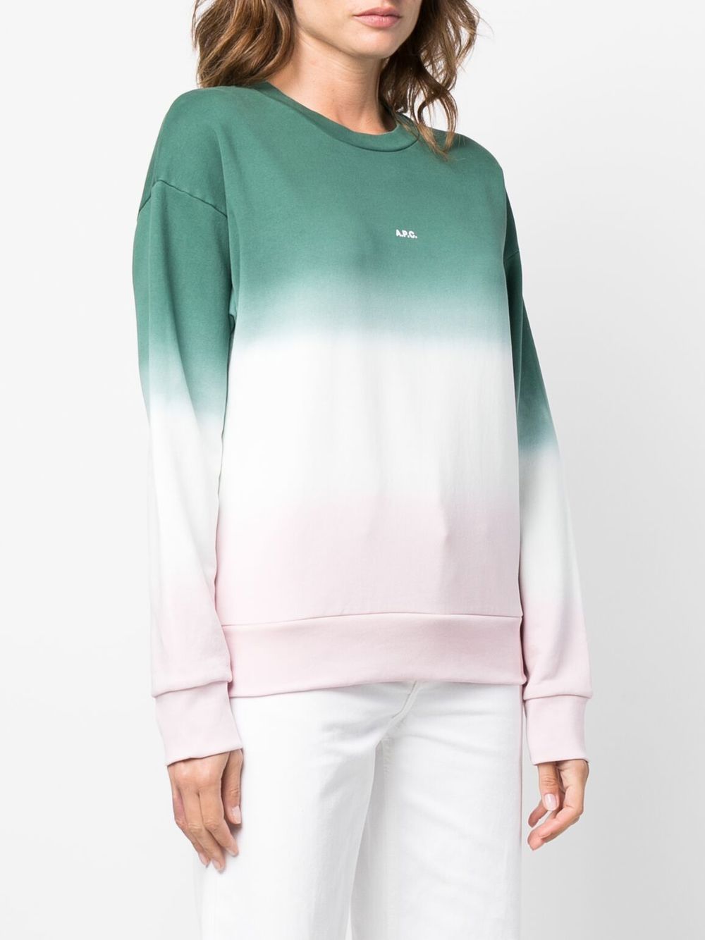 Gradient Cotton Crewneck - Ready-to-Wear 1AFAPP