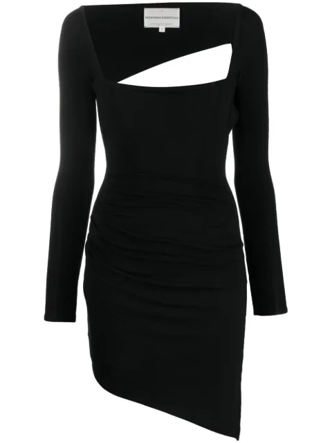 Lama Jouni vestido tejido con hombros descubiertos